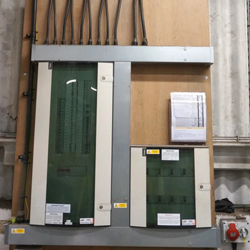 Two panel boards mounted on a timber backboard, from their gallery